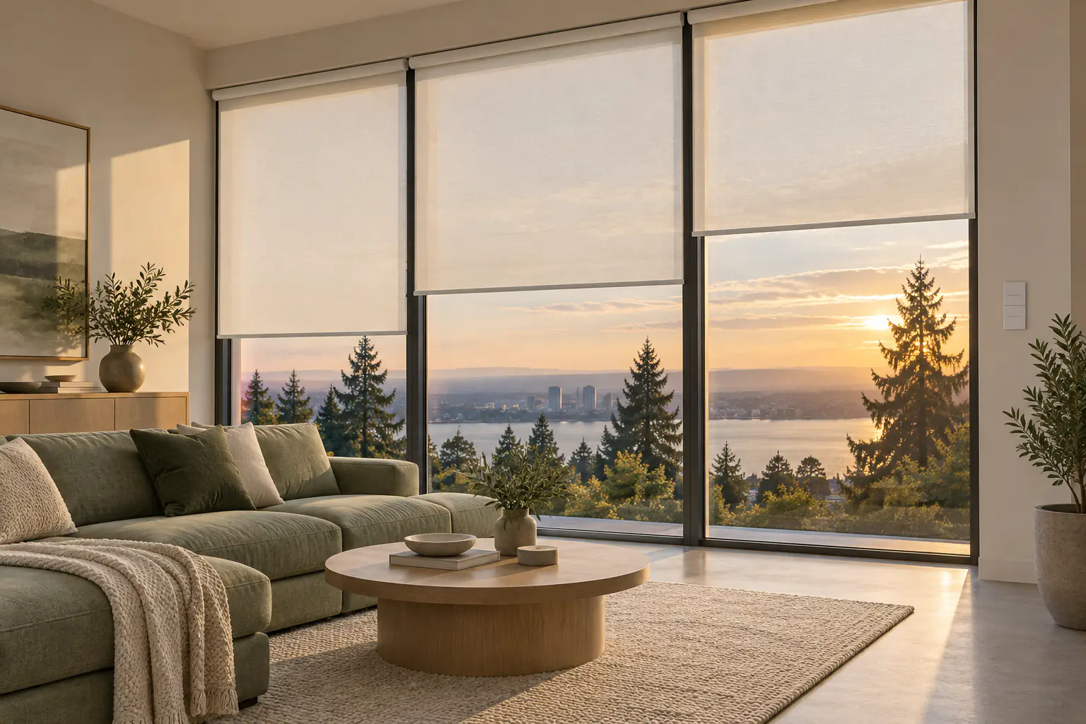 Motorized Roller Shades